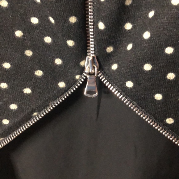 Patrizia Luca zip back polka dot sweater - Picture 5 of 6